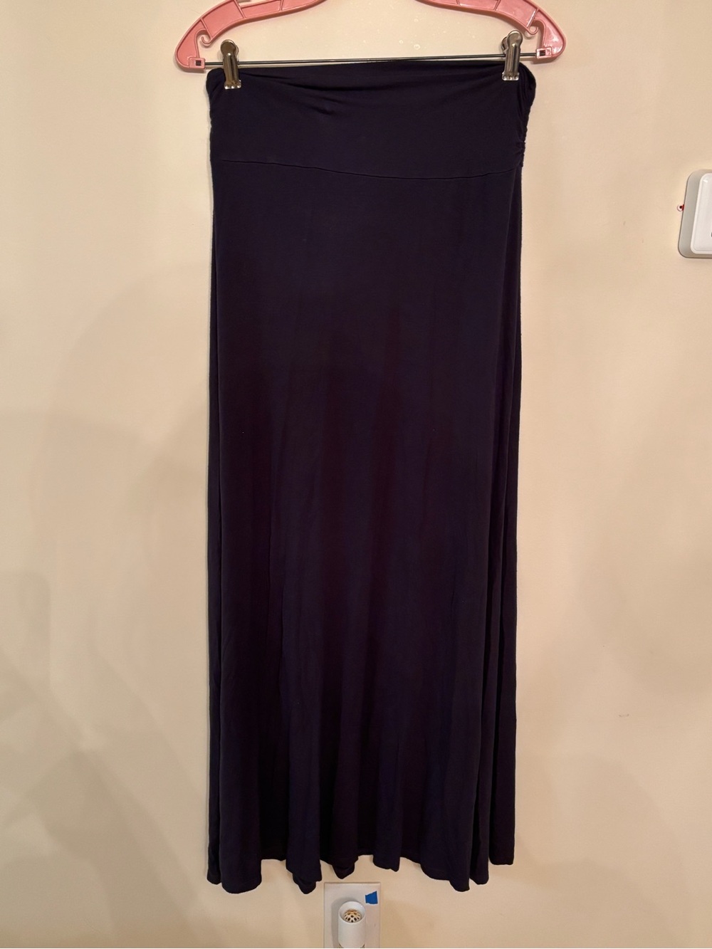 bobeau Blue-Gray Maxi Skirt - Flowy Everyday Style